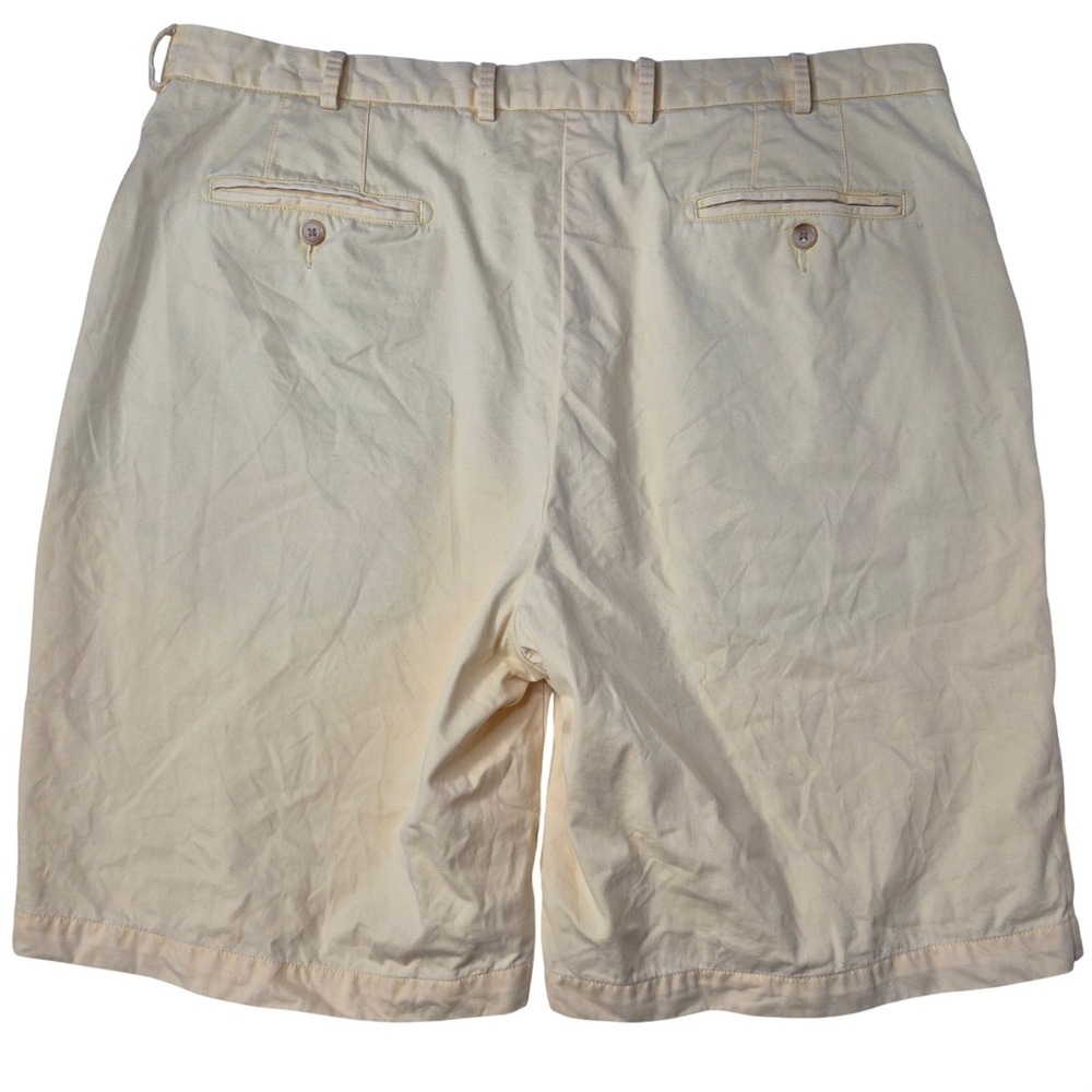 Peter Millar Shorts Mens 38 Yellow Pima Cotton Chino Golf Casual Summer Beach‎